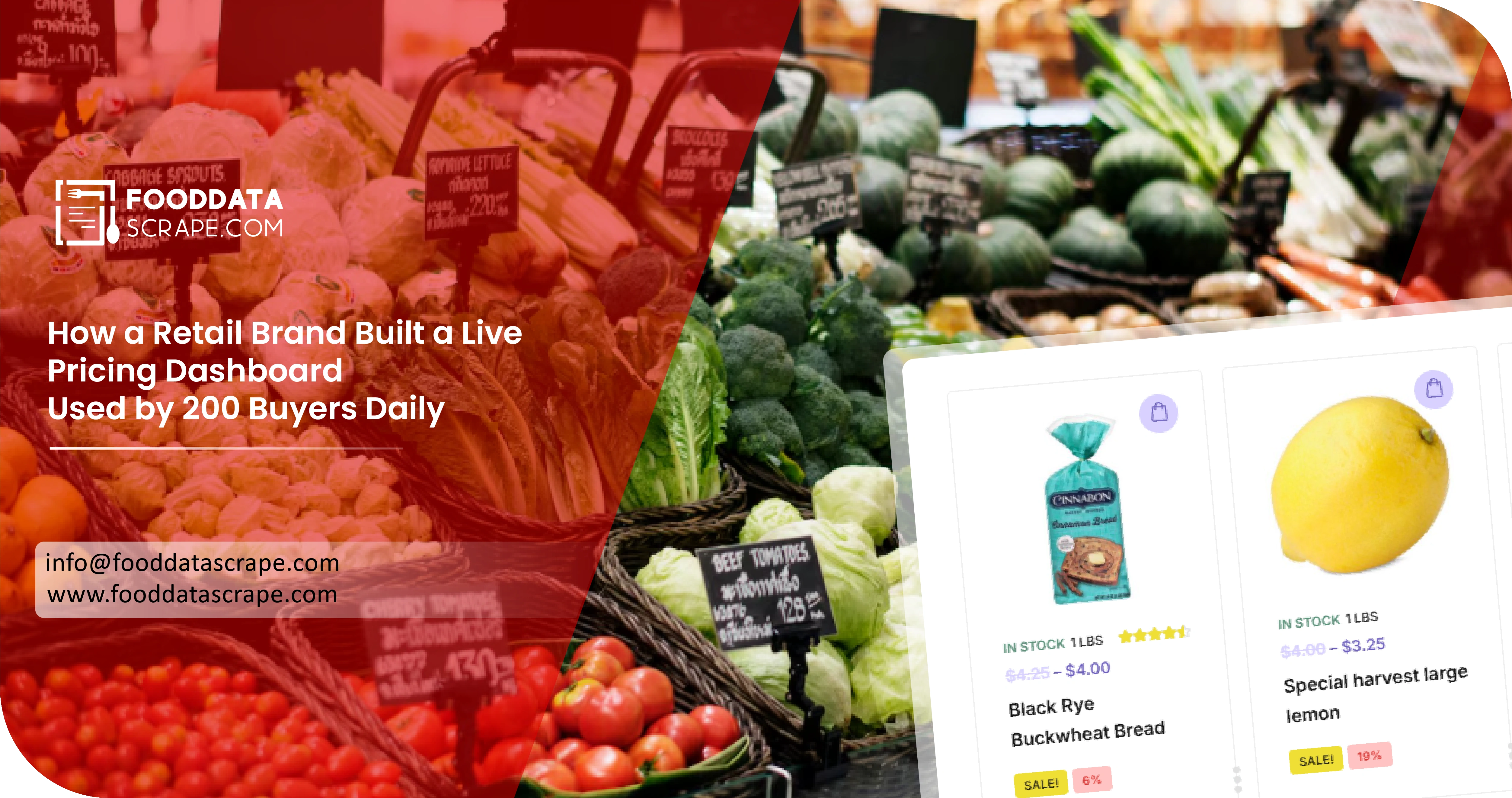 How Food Data Scrape Powered a Live Retail Pricing Dashboard